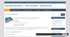 Desktop Screenshot of bebiztositva.hu